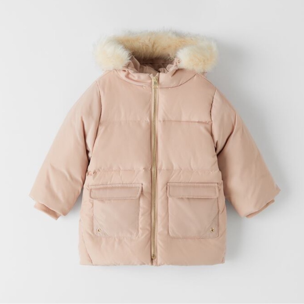 Zara kids, Down coat, Jacket, 12-18 M